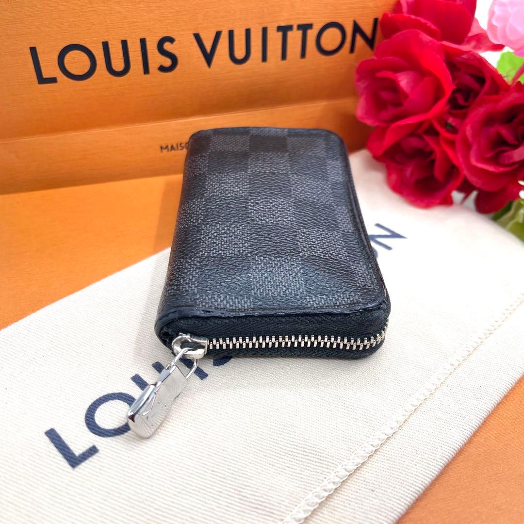 ルイヴィトン 　ダミエ　グラフィット　ジッピー　パース　ケース906