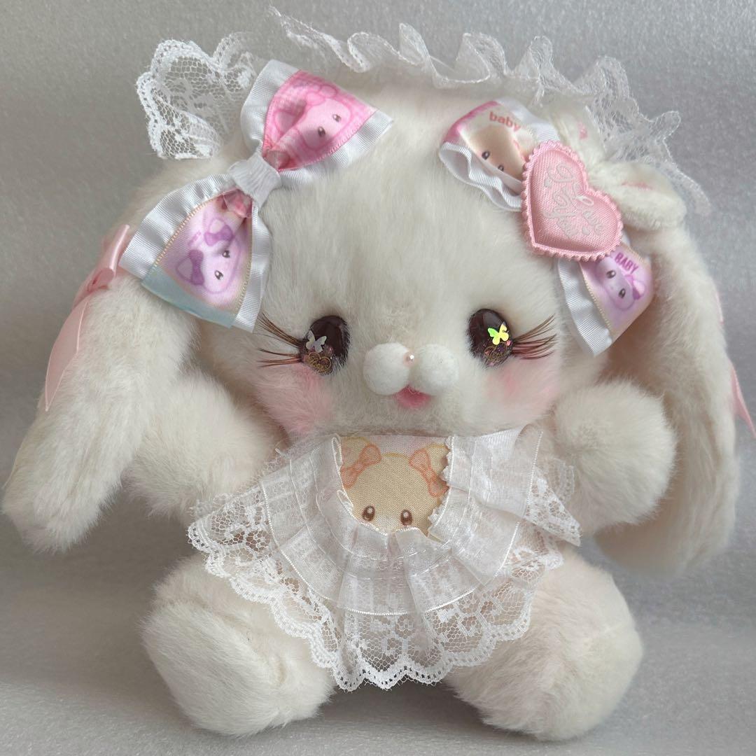 pream サンリオ 作家 テディベア ハンドメンド ぬいぐるみ うさぎ 羊毛