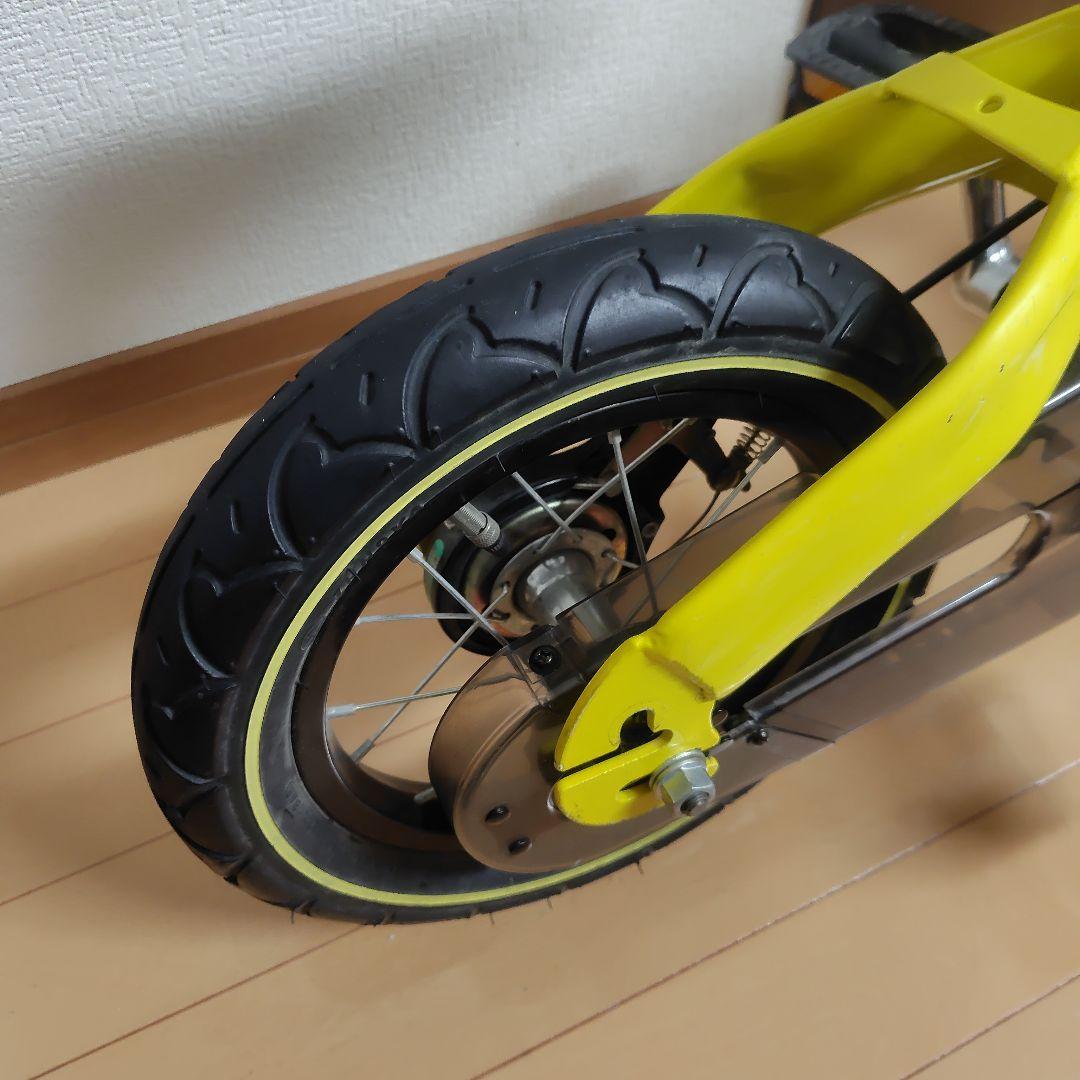 へんしんバイク 12インチ イエロー 自転車 軽量スポーツバイク