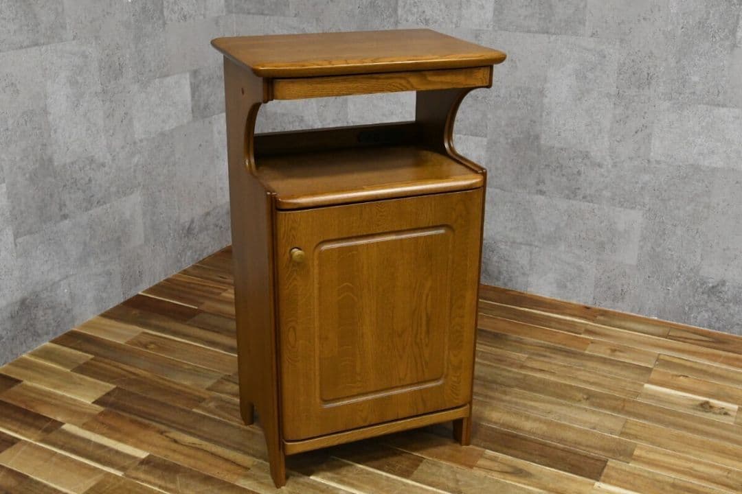 4EK131 マルニ木工 maruni 電話台 キャビネット 飾り棚 オーク材