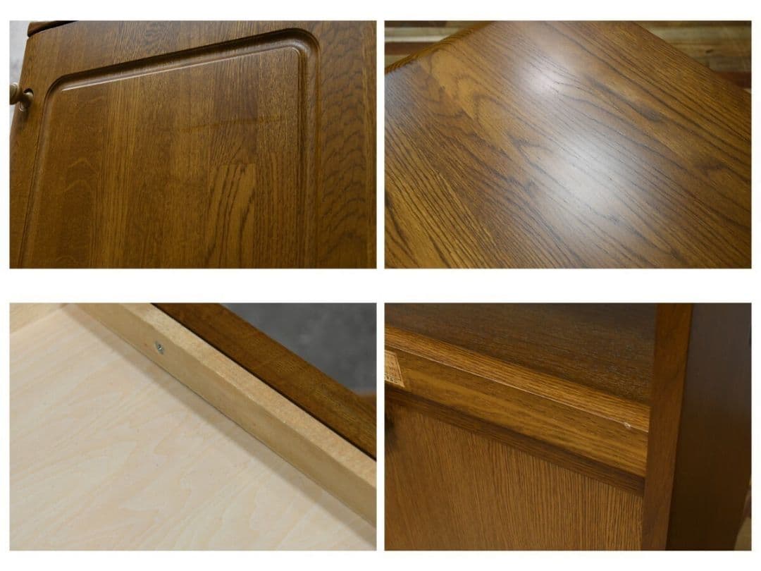 4EK131 マルニ木工 maruni 電話台 キャビネット 飾り棚 オーク材