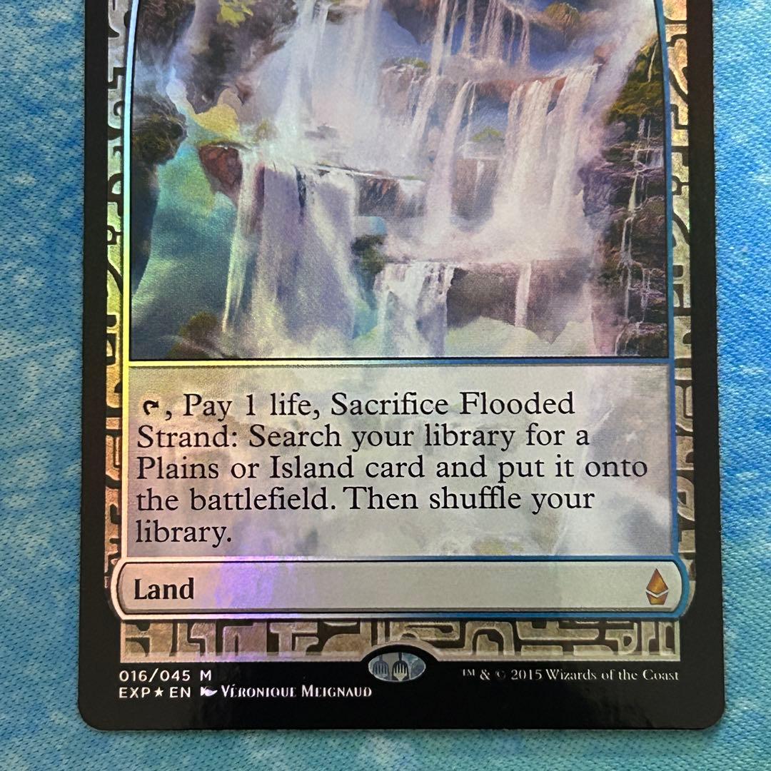 MTG 英語版 foil EXP 溢れかえる岸辺 Flooded Strand