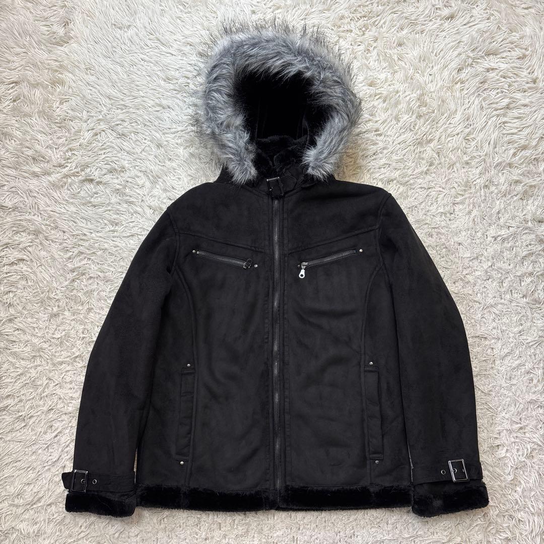 ジャケット・アウター 00s y2k ROUSHATTE fur mouton suede LL