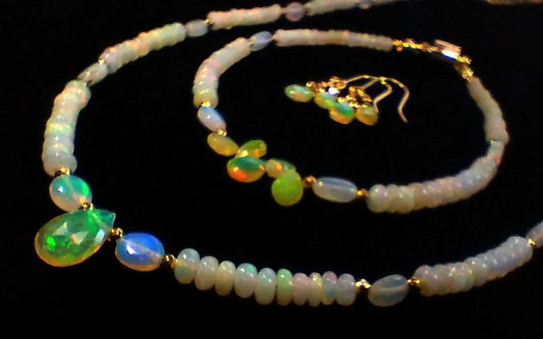 エチオピア産プレシャスオパール3点セット14kgf