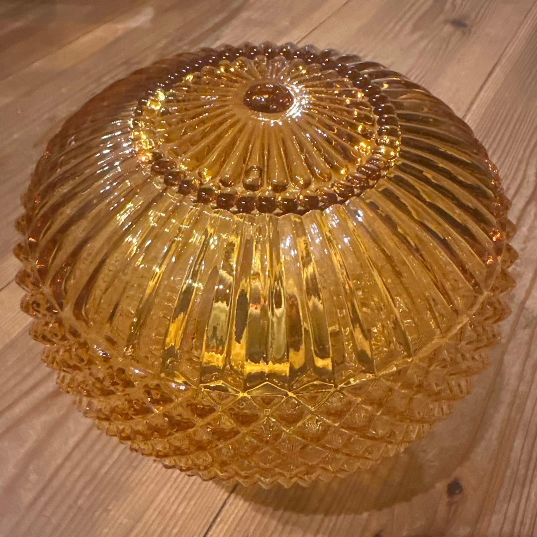 オールド照明　アンバー　昭和レトロ　壁付け　飴色　ヒカリ照明　アンティーク