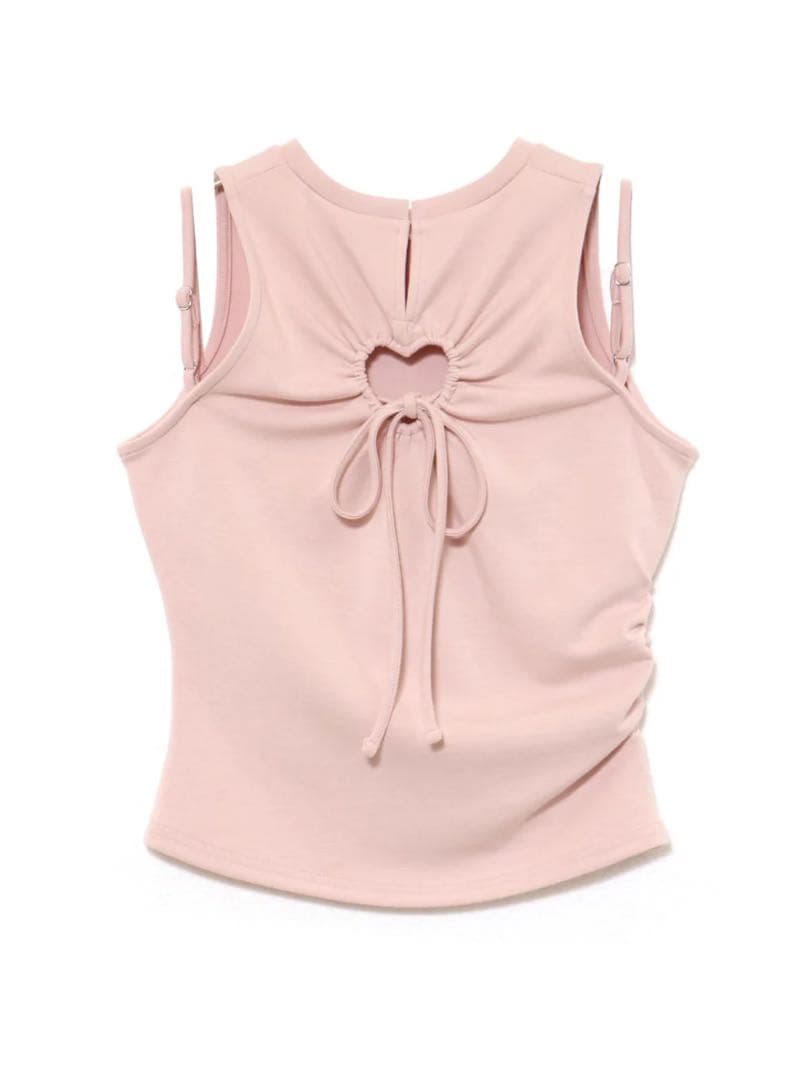 トップス ANDMARY Heart point tops pink