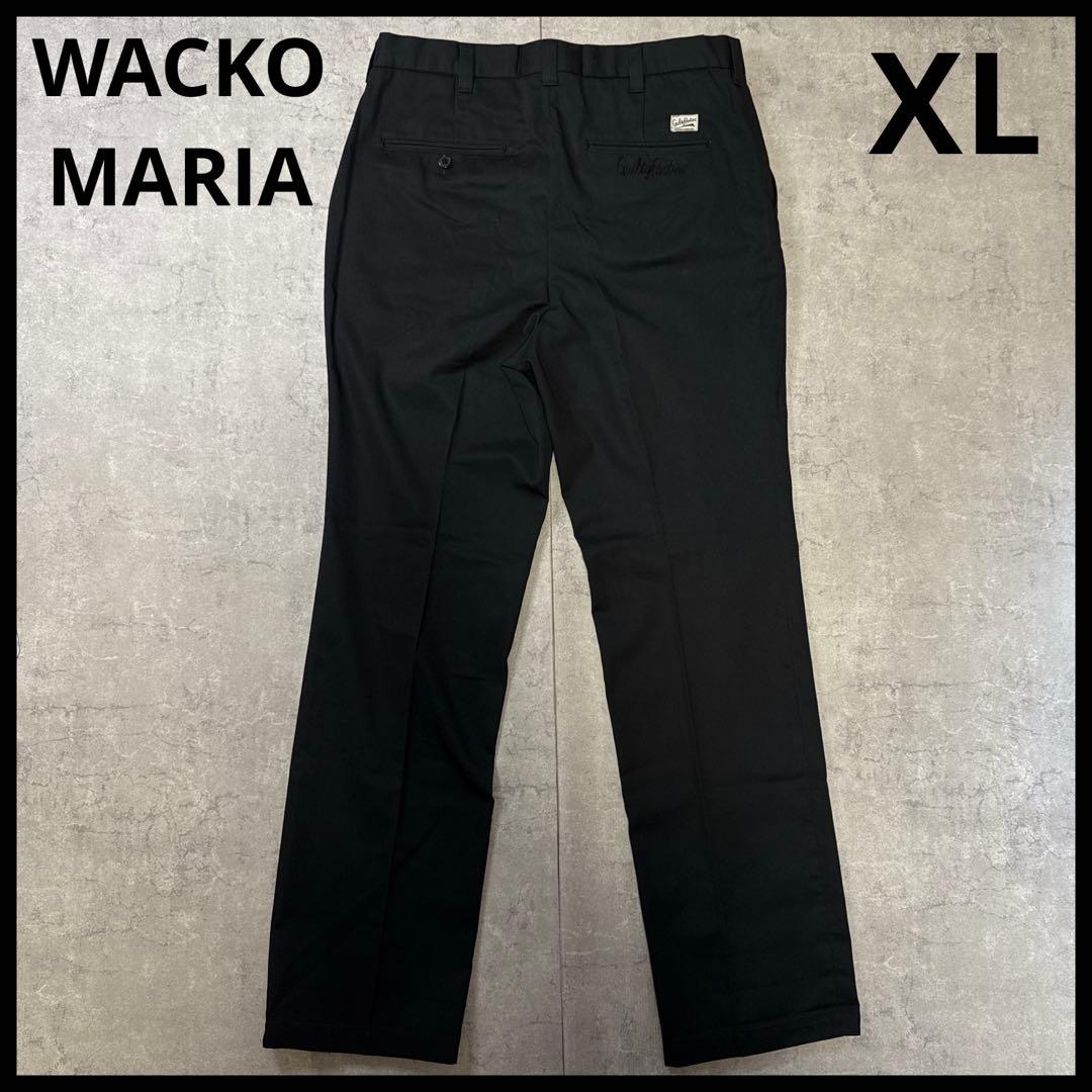 【XL】WACKO MARIA ワコマリア T/C チノトラウザーズ 黒