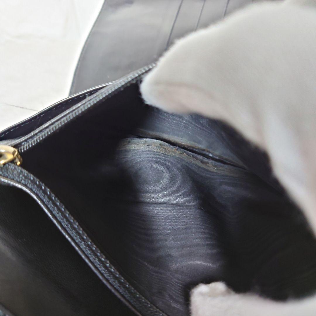 【希少】CHANEL シャネル チョコバー 三つ折り長財布 ブラック