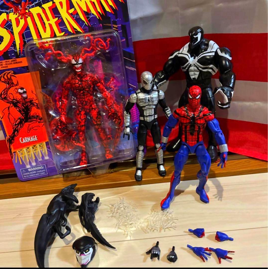 マーベルレジェンド スパイダーマン 6インチ まとめ売り ヴェノム カーネイジ