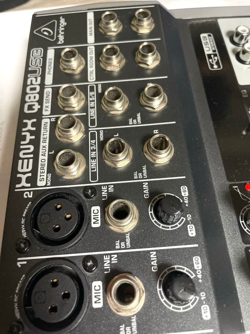 【ほぼ新品‼️値引中！】完全作動！behringer XENYX Q802USB