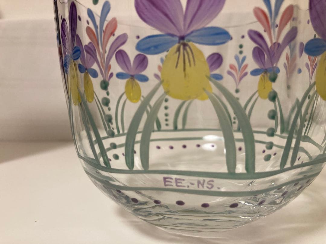 Orrefors Styvmorsviol Eva Englundスウェーデン