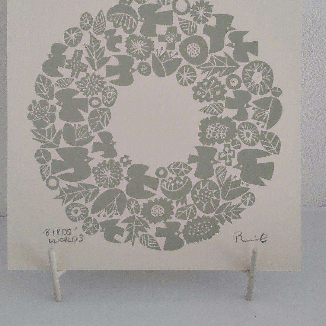 BIRDS WORLDS アートポスター RiE