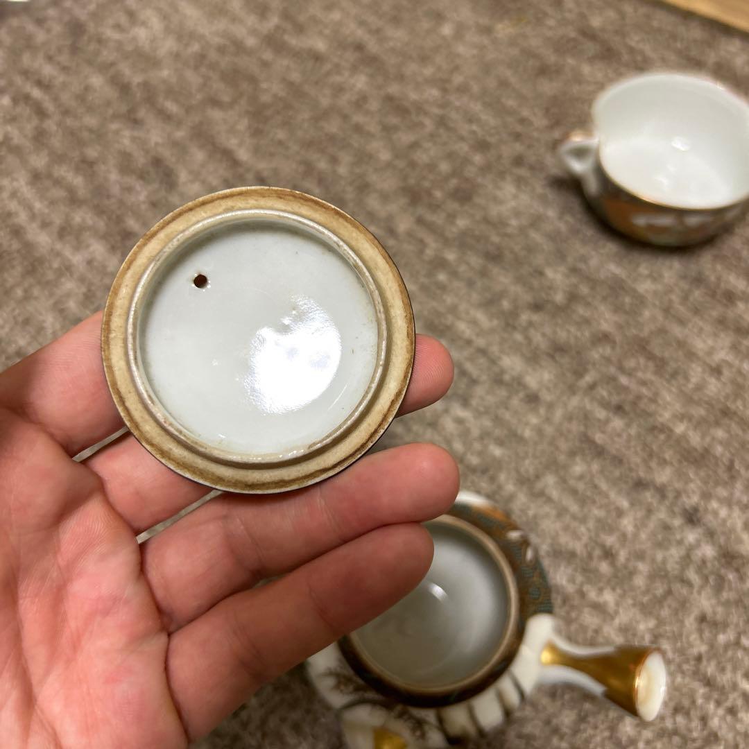 ⑥古九谷焼　茶器セット