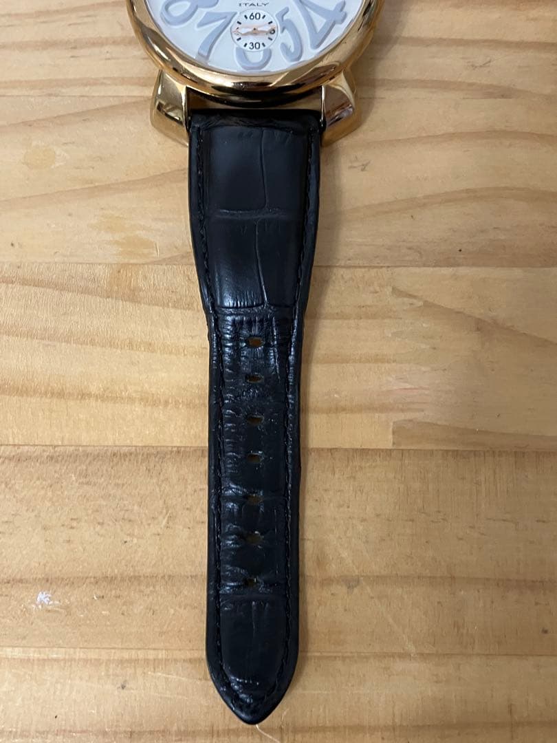 ゆ*き様 GAGAMILANO ガガミラノ 腕時計 手巻き式 マヌアーレ　稼働品