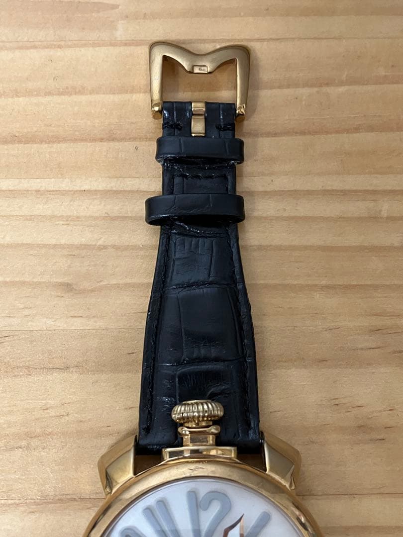 ゆ*き様 GAGAMILANO ガガミラノ 腕時計 手巻き式 マヌアーレ　稼働品