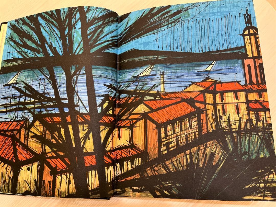 貴重　ベルナール・ビュッフェ　リトグラフ　画集　革装丁 新品同様　NO２