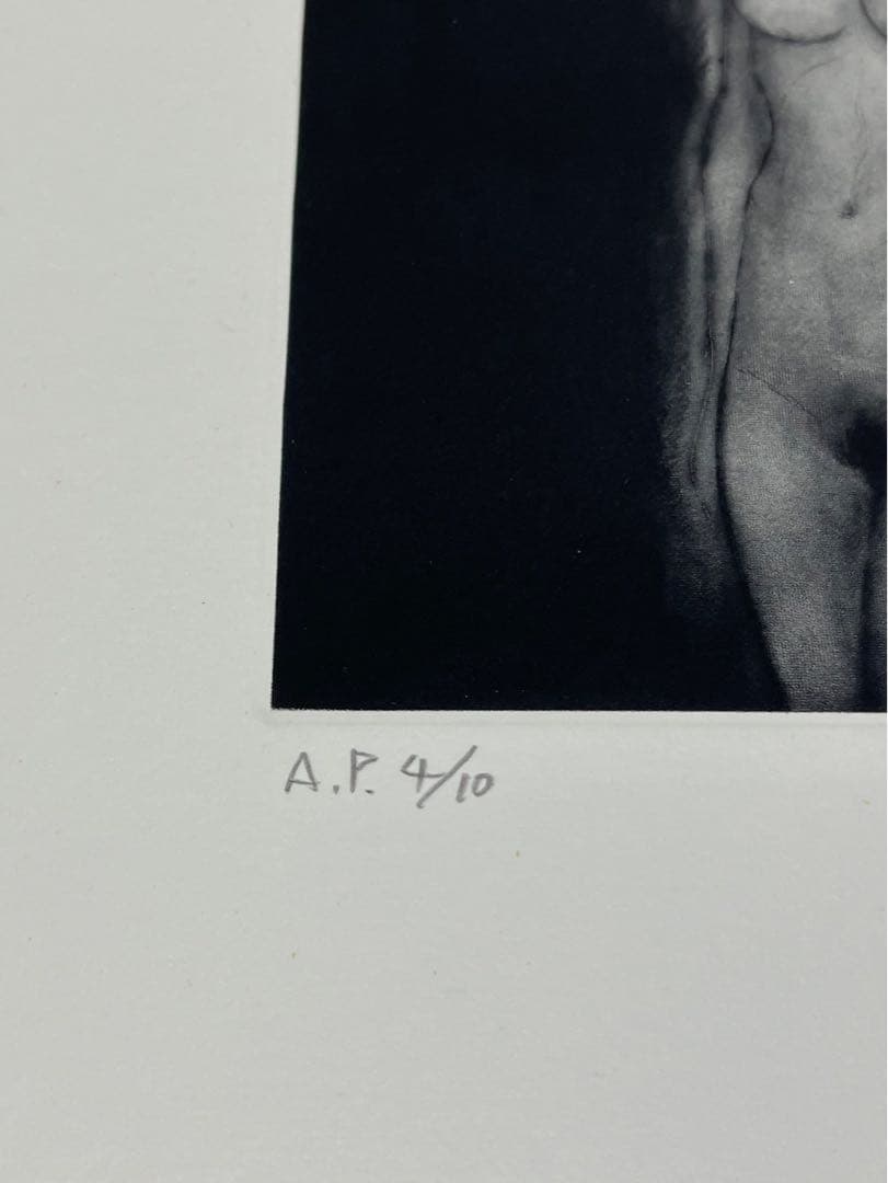 【真作保証】舟越桂「大切な少しの言葉」2013 銅版画 AP サイン入