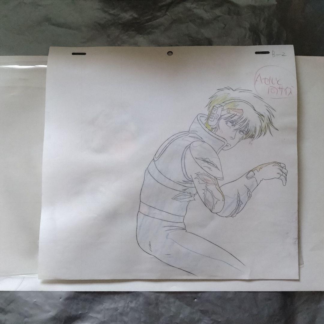 赤い光弾ジリオン　セル画(ロング)　JJ チャンプ アップル