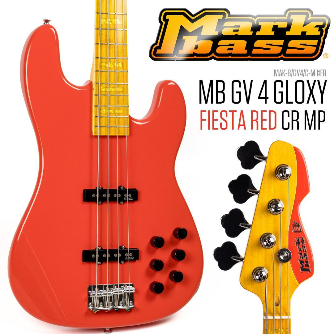 Markbass MB GV 4 GLOXY Fiesta Red 4弦ベース