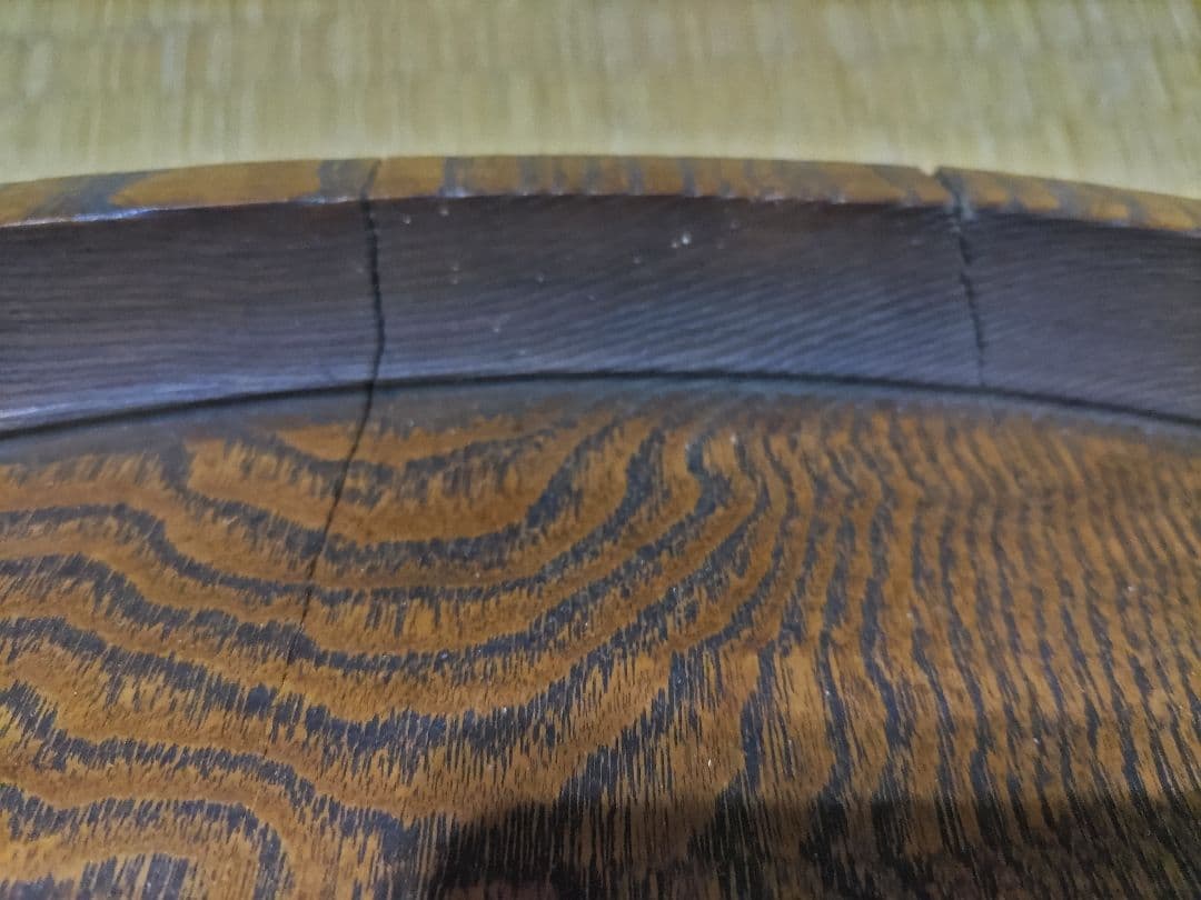 時代！　木地盆　大盆（57ｃｍ）　栓の木　酒器使いに