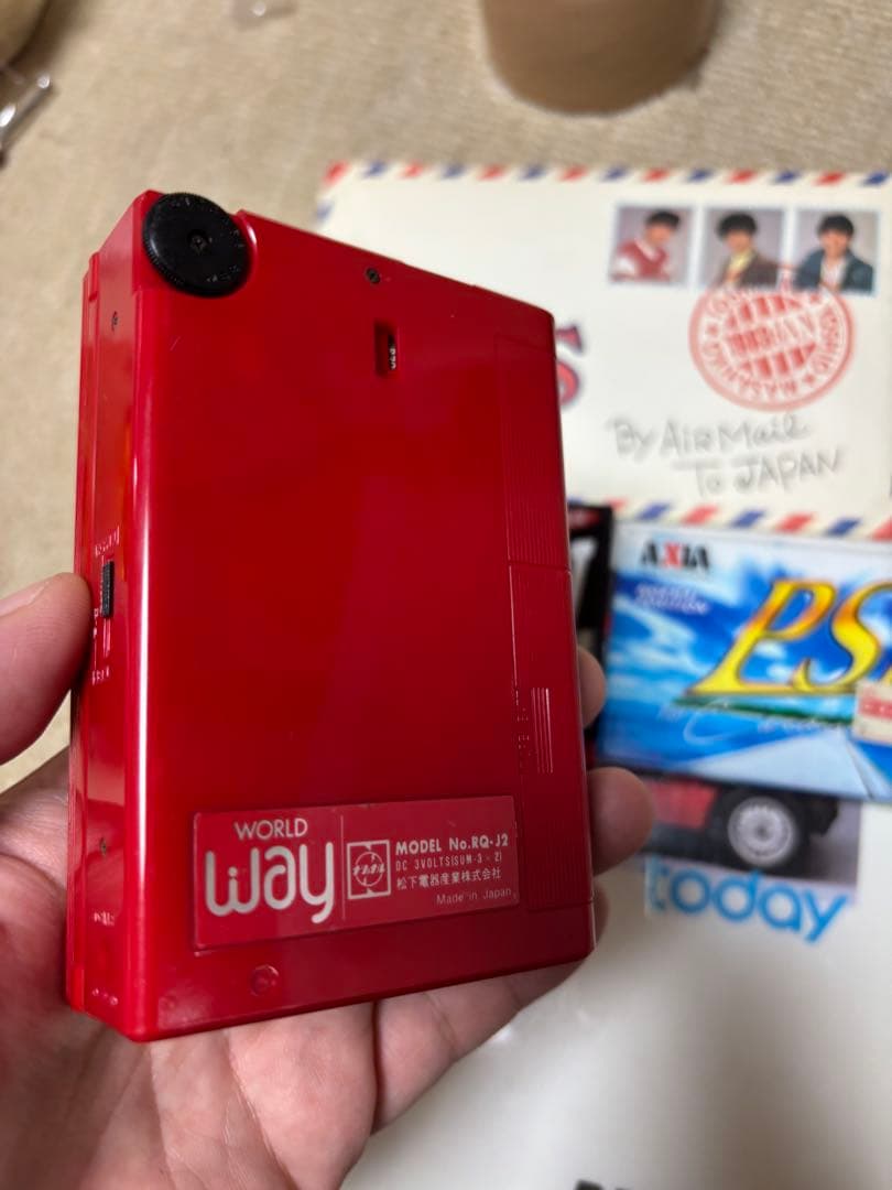 ナショナル　RQ-J2　WORLD WAY　通電確認　ウォークマン　ジャンク品