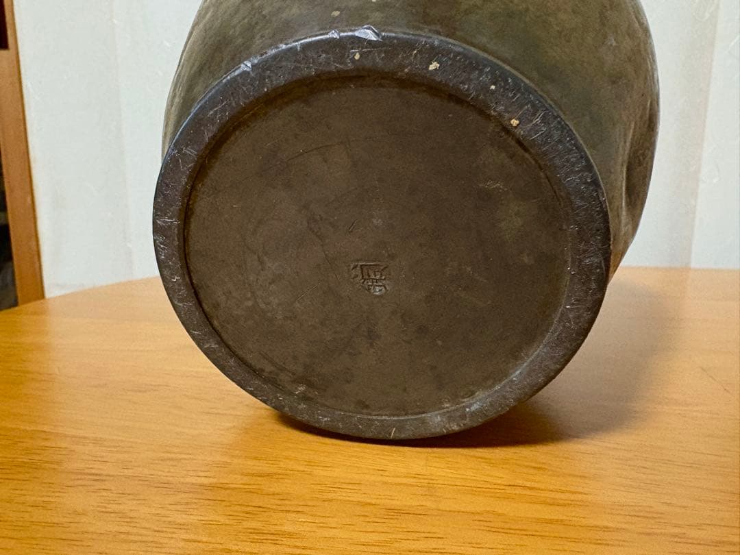 特大茶壺　煎茶道具　点銅款　茶心壺 重さ　1.7kg