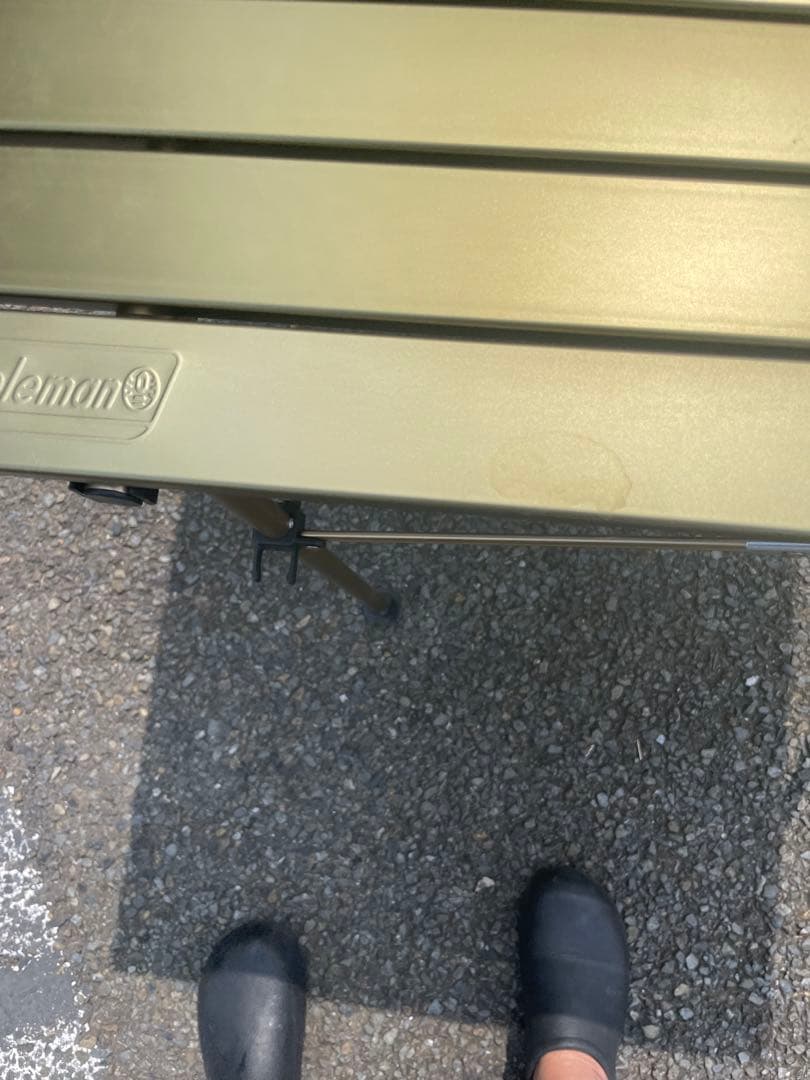 Coleman 折りたたみアルミテーブル　限定色