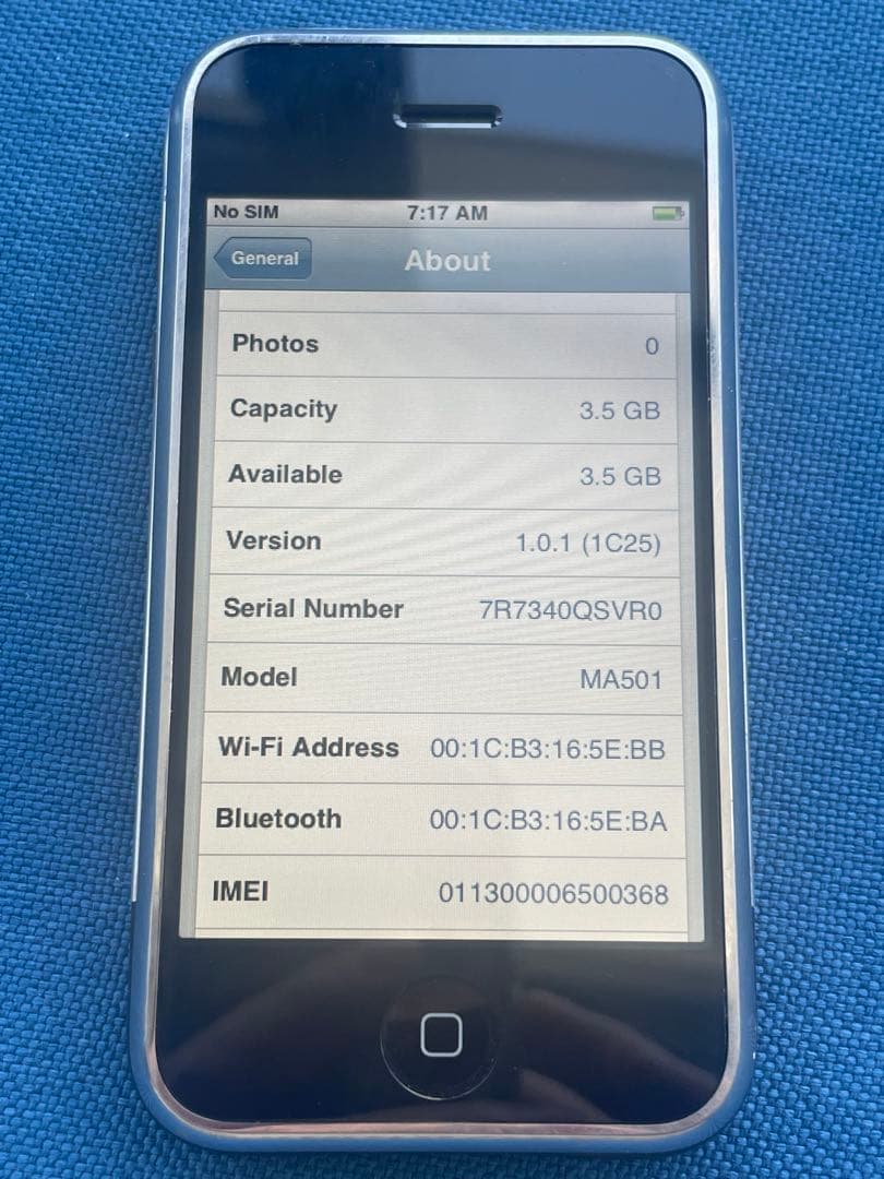 iPhone 2G 美品　4GB 初代　第1世代　日本未発売