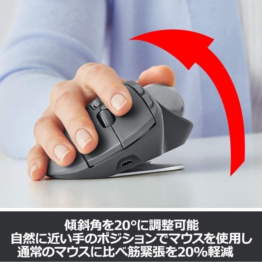 Logitech Mx Ergo Wireless マウス 中古B