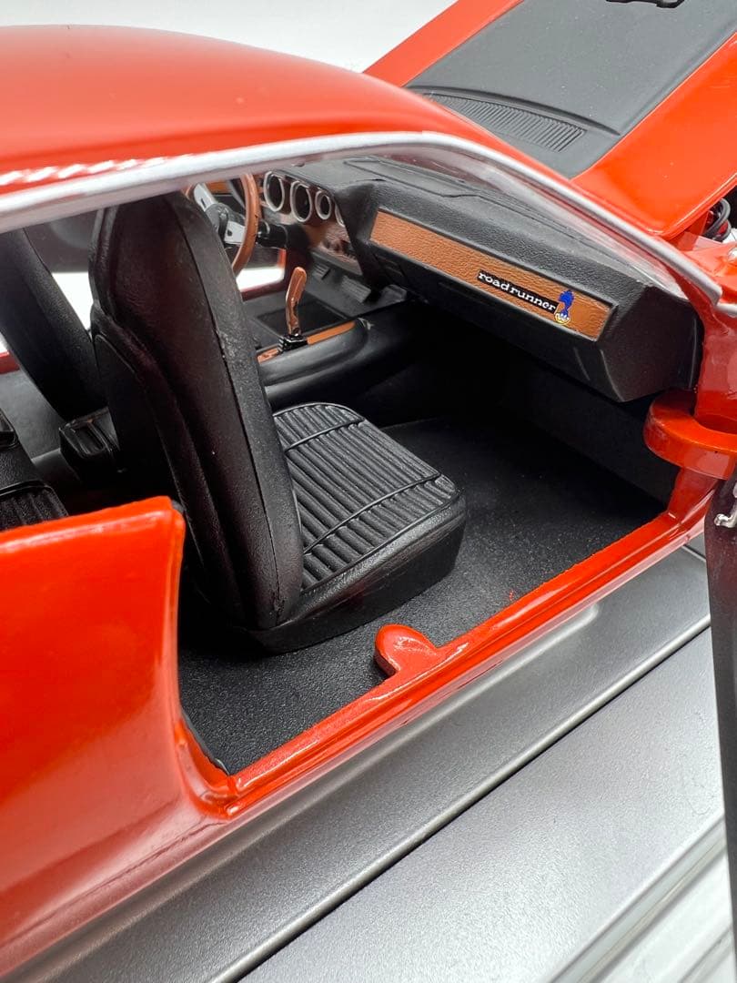 No231ミニカー1/18箱あり1971 Pontiac Road Runner