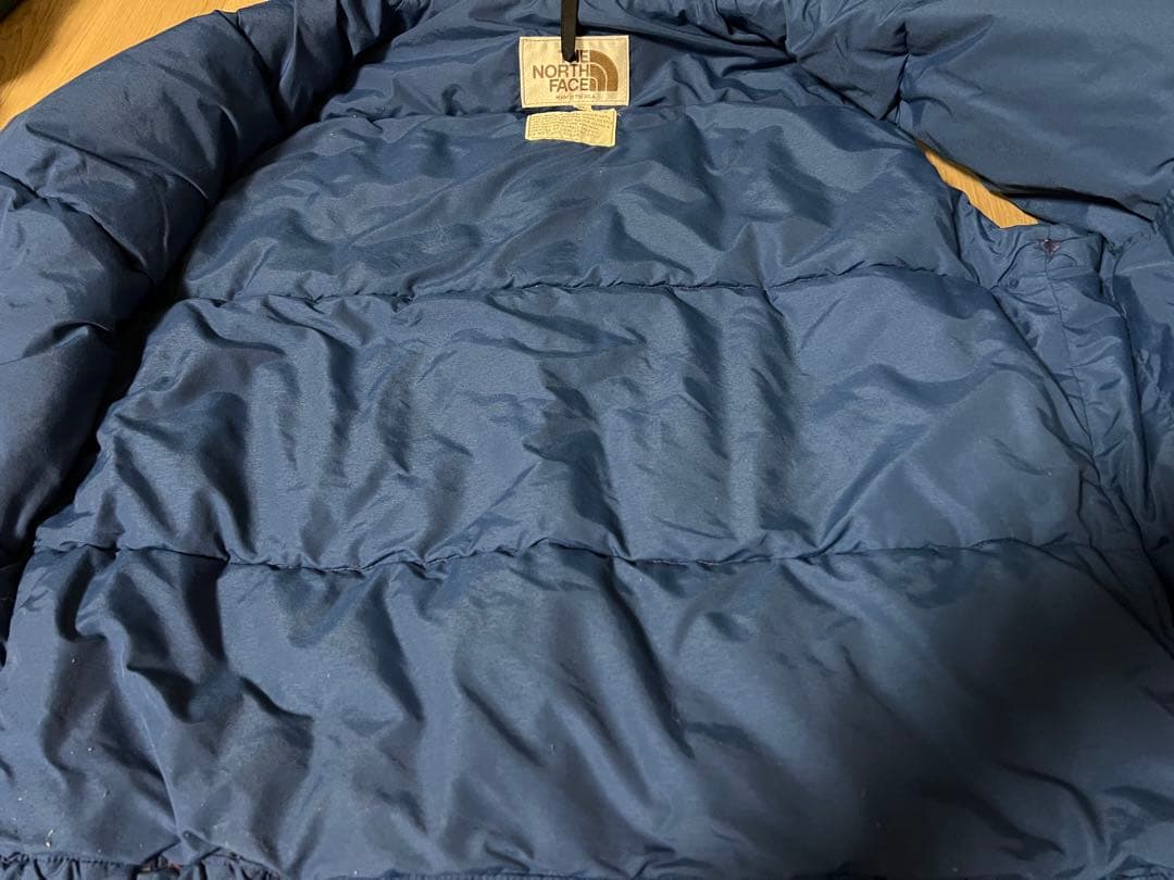 the north face 80s ダウンベスト USA製 XL 茶タグ
