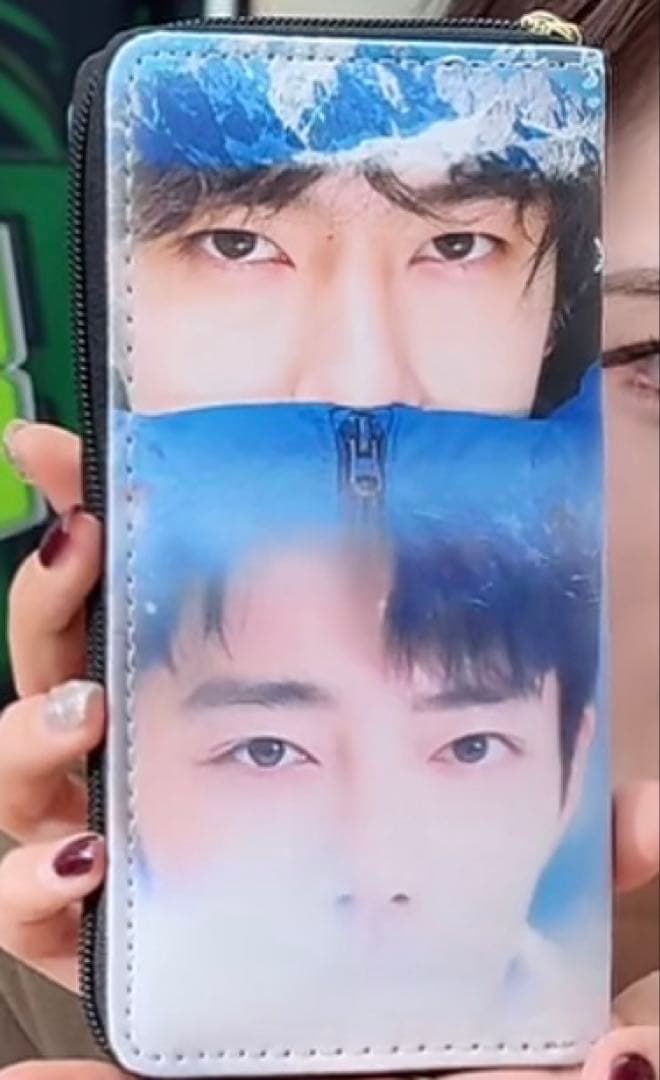 王一博 肖戦 PUレザー長財布& コンパクト財布 4セット❣️確認用❣️1224