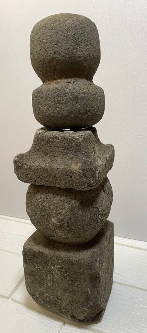 ●五輪塔 一石五輪 室町〜江戸期 時代物 検:仏教美術 石仏