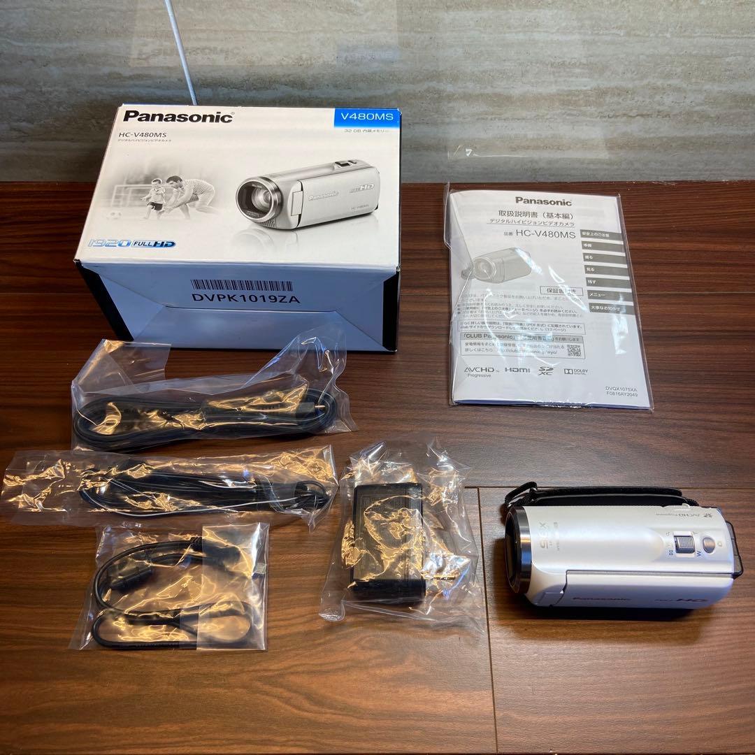 Panasonic HC-V480MS ビデオカメラ ほぼ新品 4284