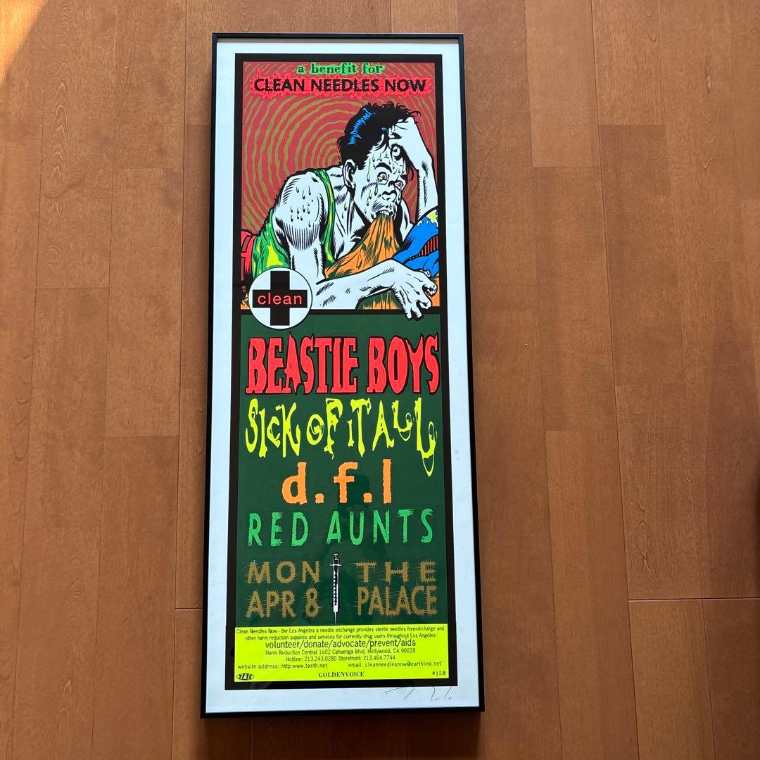 90’s TAZ BEASTIE BOYS シルクスクリーン　ポスター
