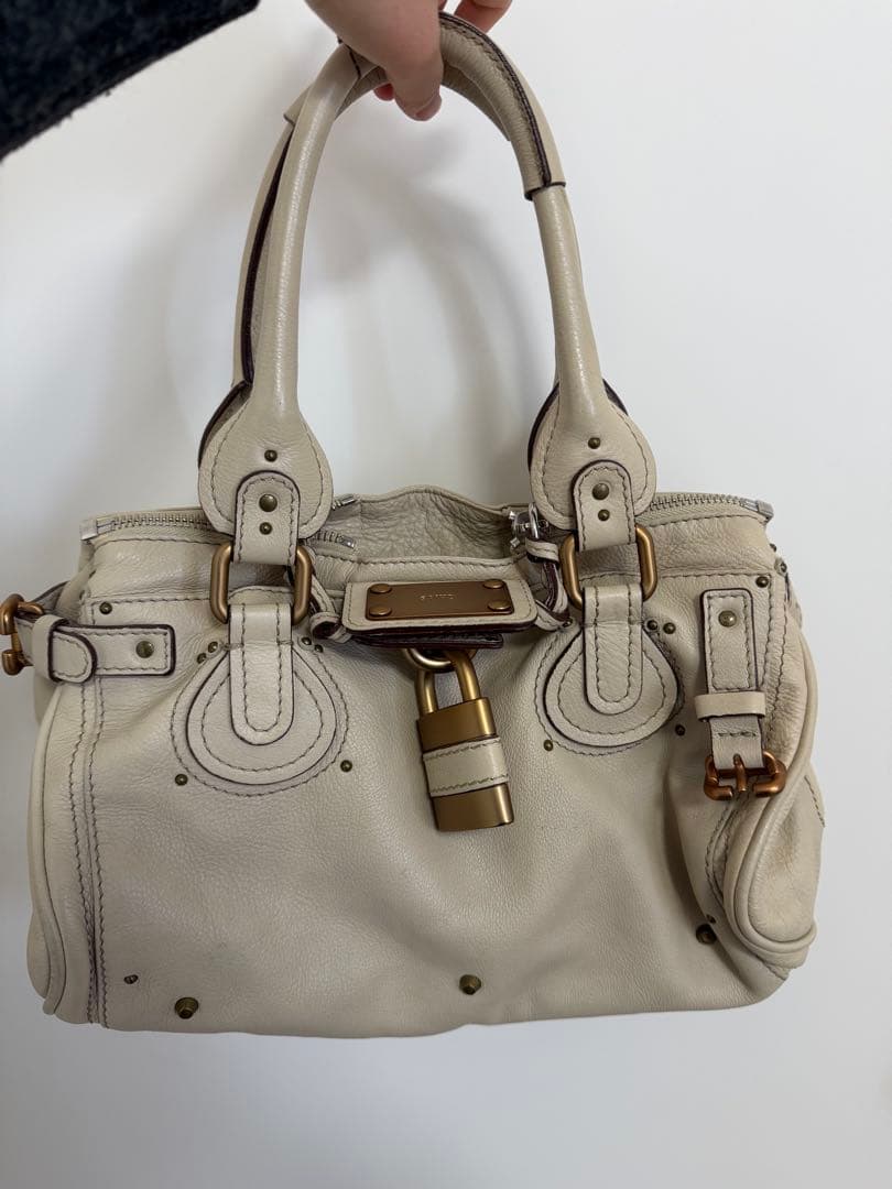 Chloé ライトベージュ ハンドバッグ 保存袋付き