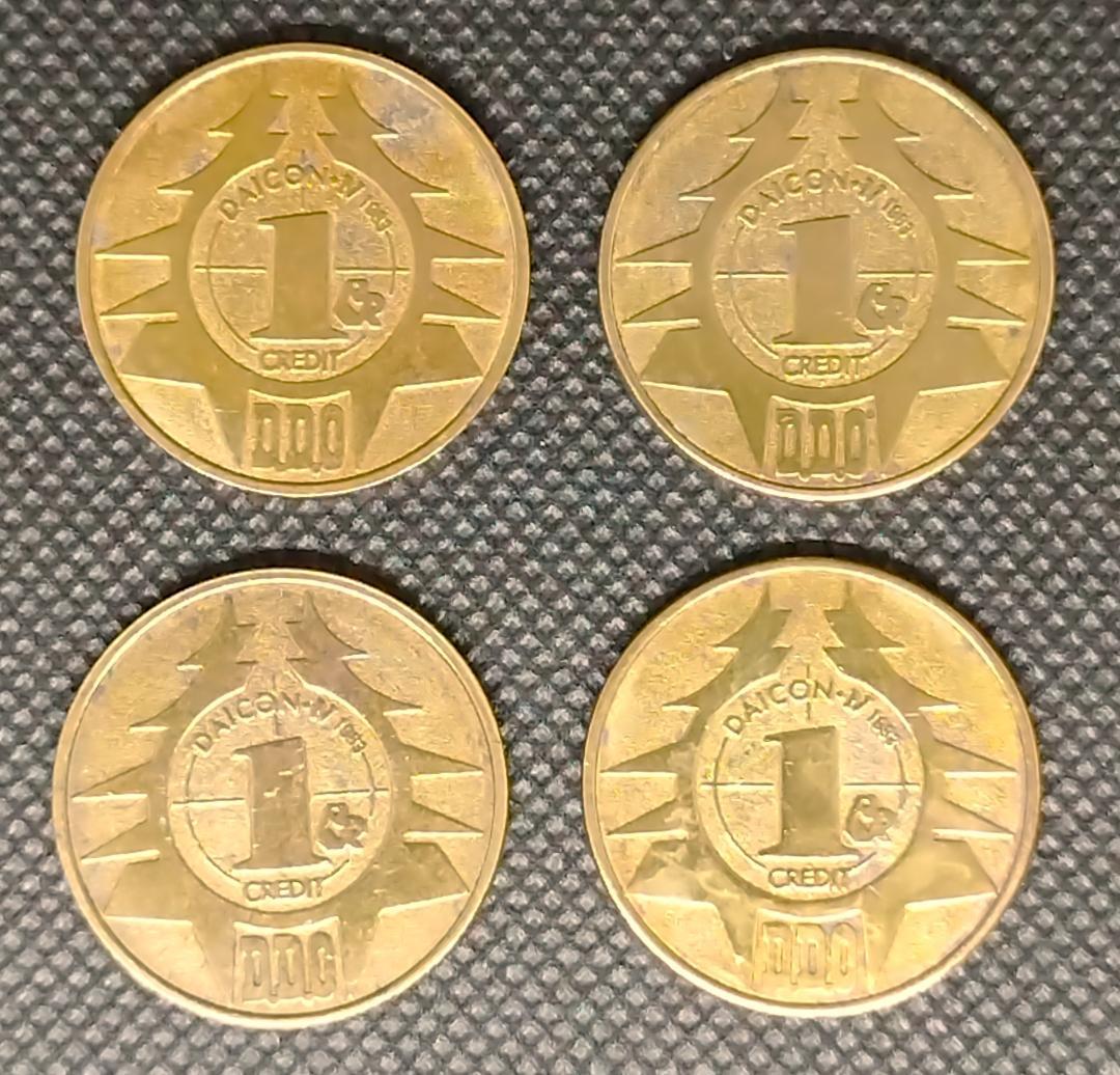 a*a様 【レア】1983年DAICON4 会場内 1Cr 【左右各2枚