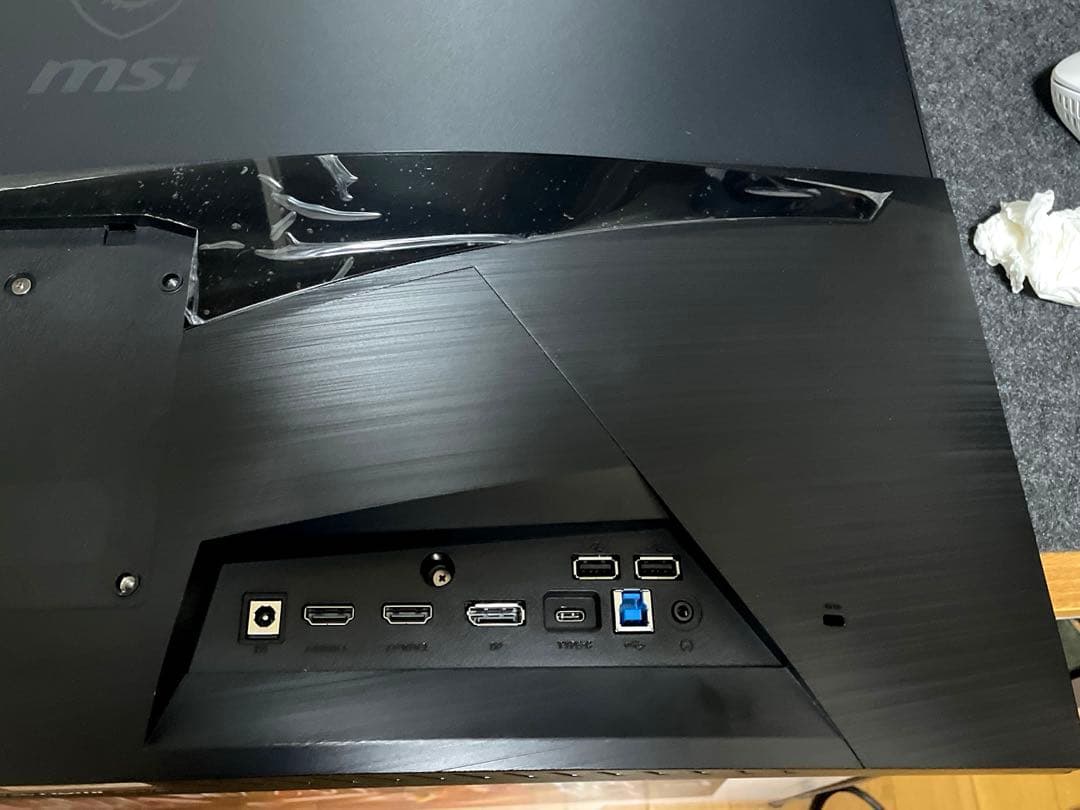 msi optix MAG321CURV 4k湾曲モニター