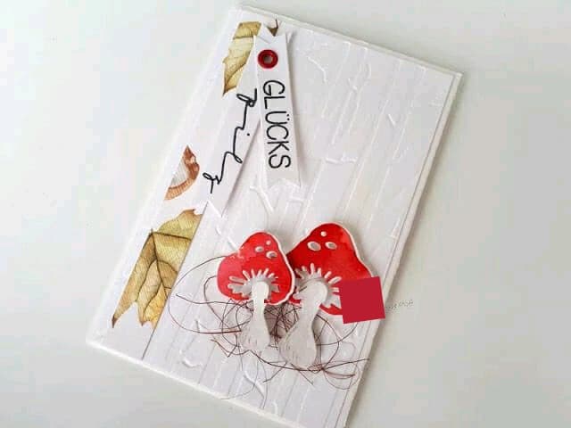 新品　秋のきのこ、カッティングダイ