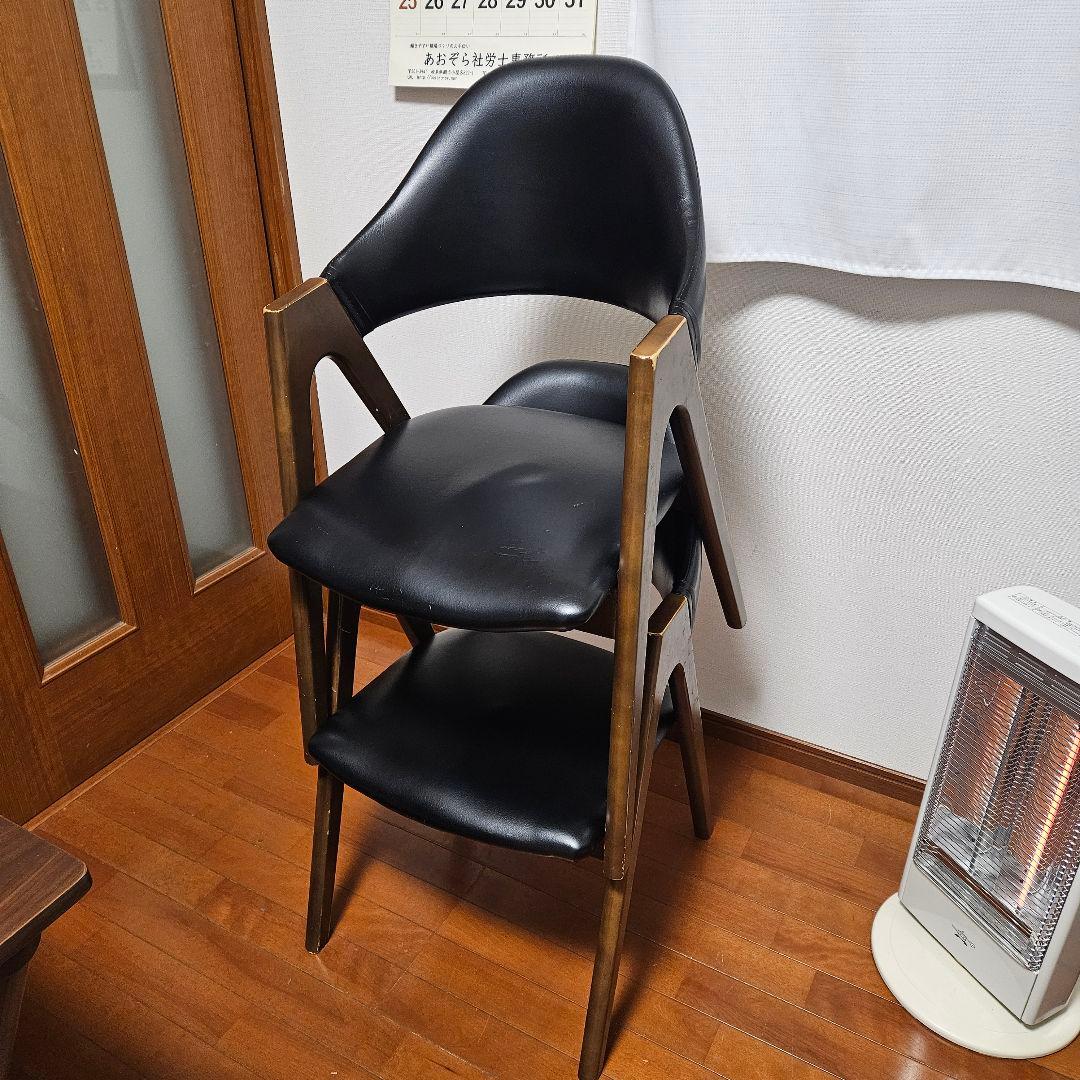 【関家具製】【岐阜引取】ダイニング5点セット4人掛けテーブルアームチェア