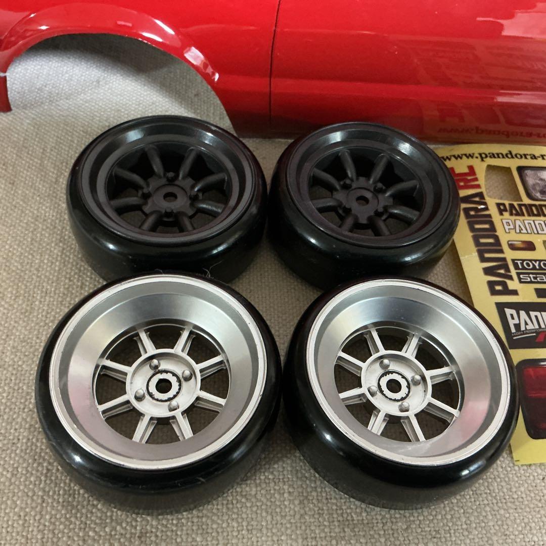 パンドラ　PANDORA スターレット　KP61 1/10ボディー　タイヤセット