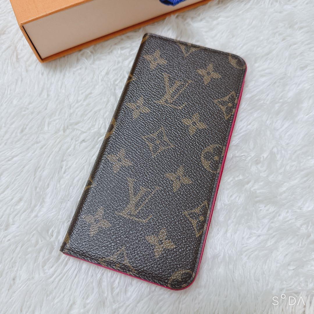 Louis Vuitton モノグラム 手帳型ケース 美品