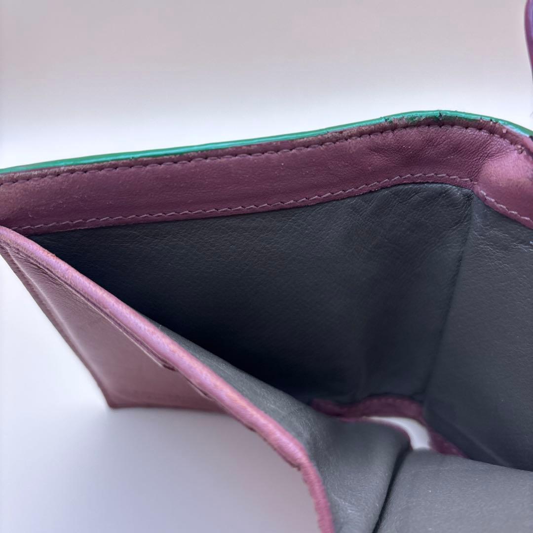 ◆正規品◆ボッティガヴェネタイントレチャート 二つ折りサイフとオマケケース