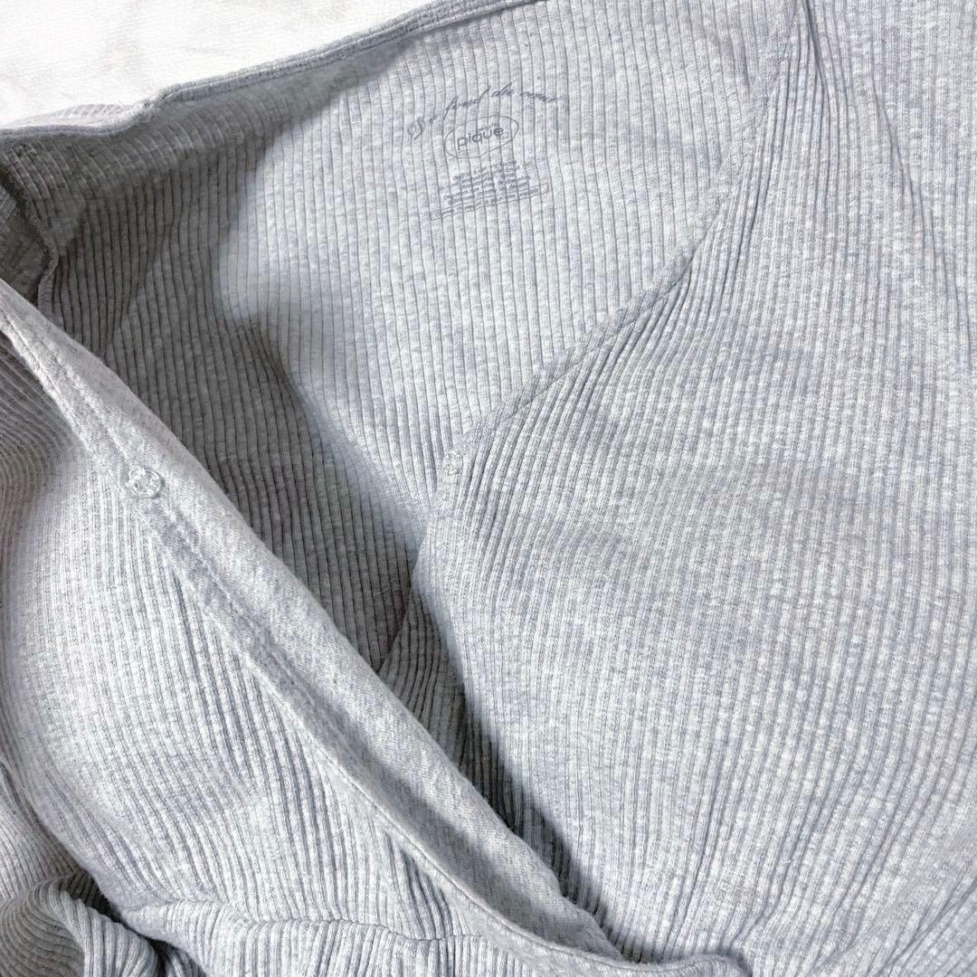 gelato pique ジェラートピケ マタニティパジャマ　上下セット　グレー