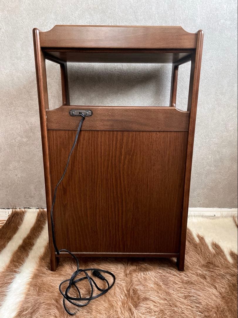 karimoku カリモク 電話台 コンセント付 キャビネット オールドカリモク