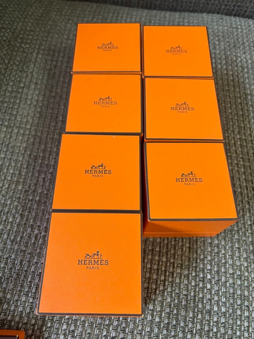 正規品　エルメス　アクセサリーリングなど入れ　空箱ケース　31個セット