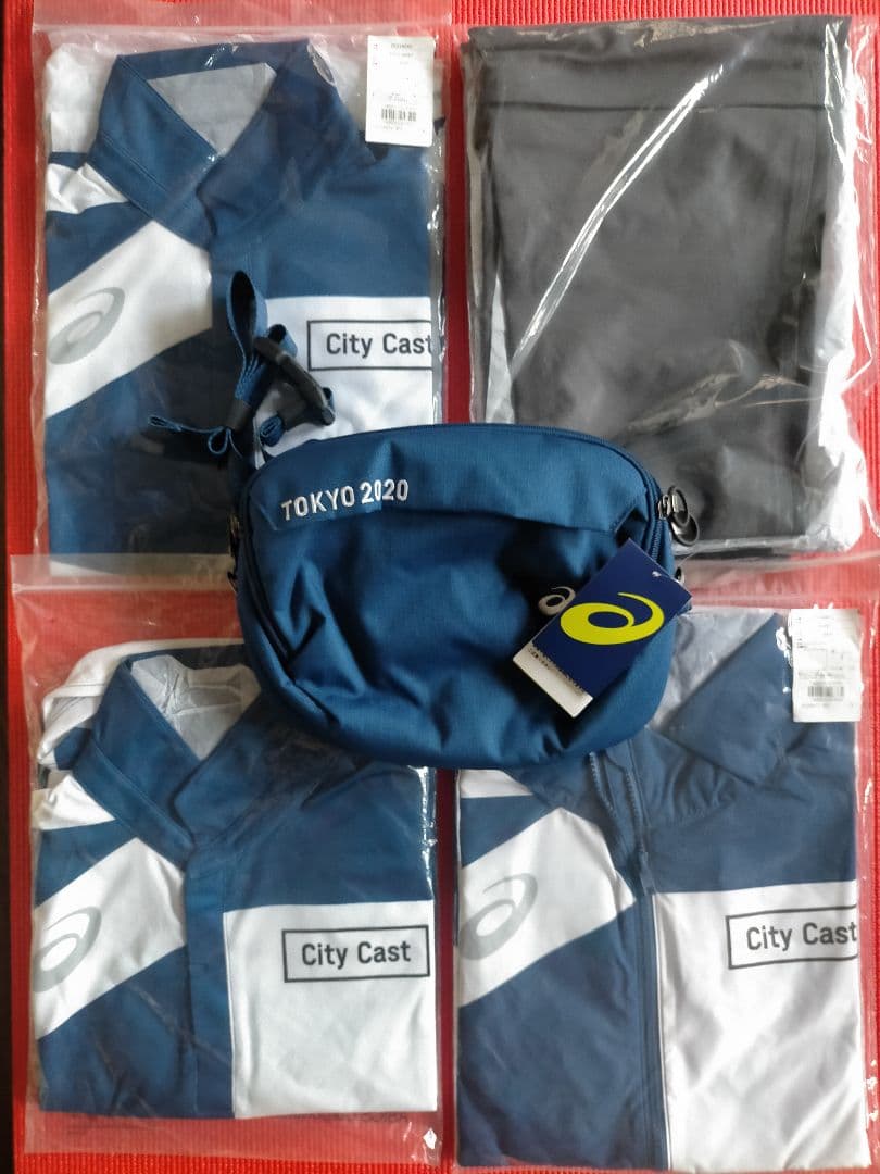 東京オリンピック スタッフ5点セット ポロシャツ ジャケット パンツ サコッシュ