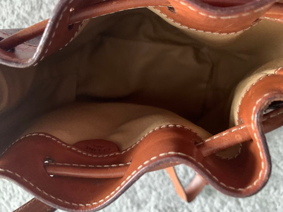 タニベン 様CELINE マカダム ショルダーバッグ 巾着 セリーヌ トリンオフ