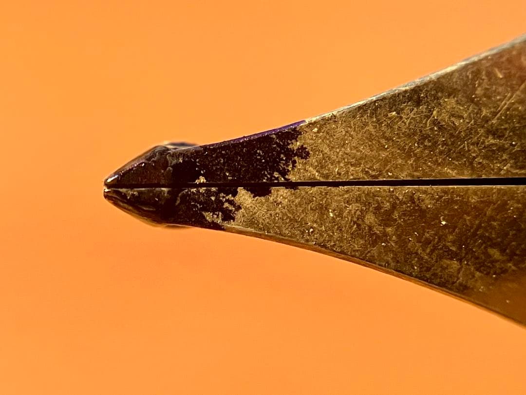 クロスポイント長刀研ぎ万年筆 螺鈿細工 極太