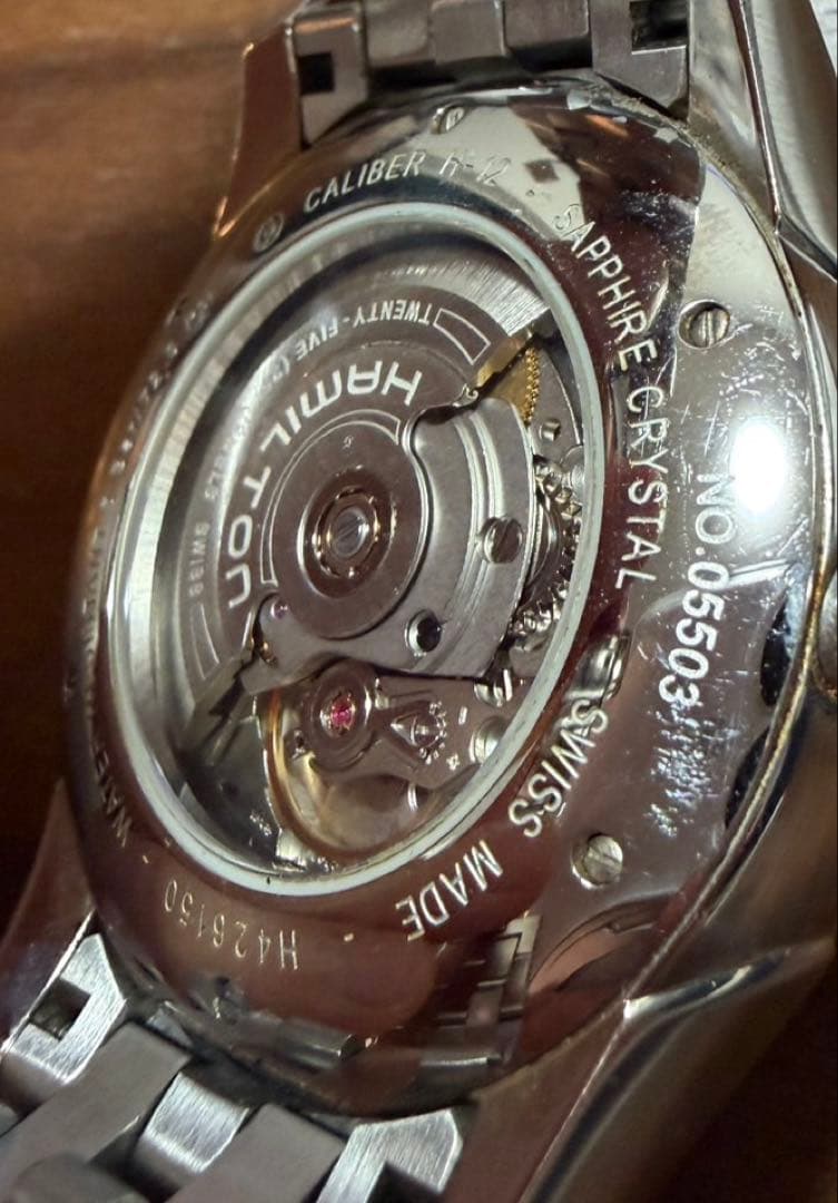 値下げ依頼対応済→【美品】HAMILTON ジャズマスター レギュレーター自動巻